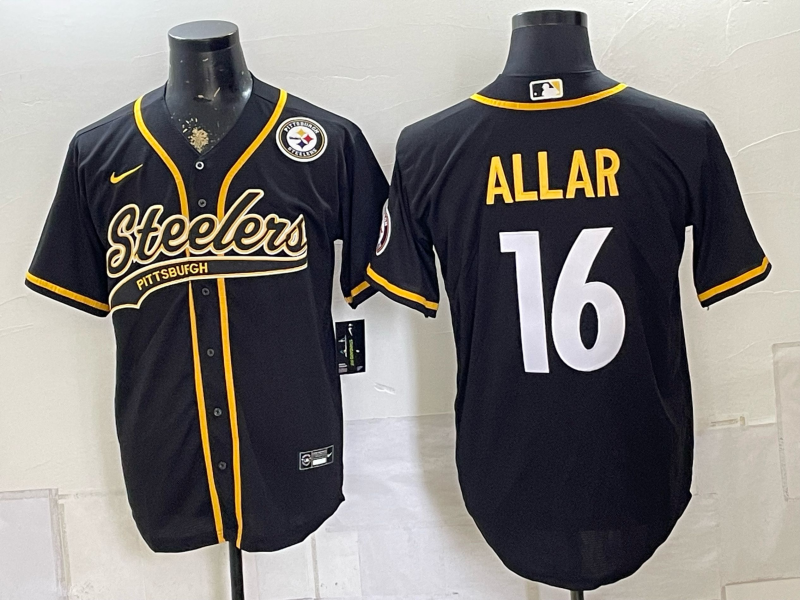 2026 Men Pittsburgh Steelers #16 Allar Black Limited Nike NFL Jersey 0823004->pittsburgh steelers->NFL Jersey